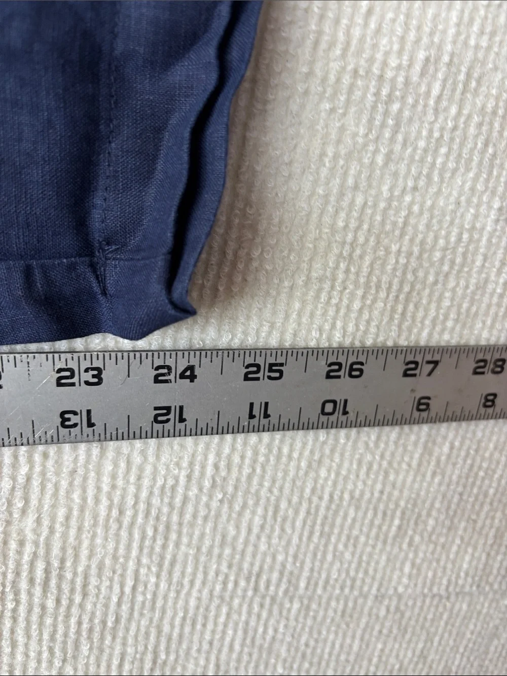 New Quince | medium Navy Relaxed Linen wide leg pants